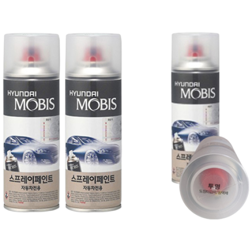 기아 순정품 더뉴쏘렌토 SWP 스노우화이트펄 스프레이 204 + 투명마감스프레이 자동차 차량용 카페인트 도색 36,000원