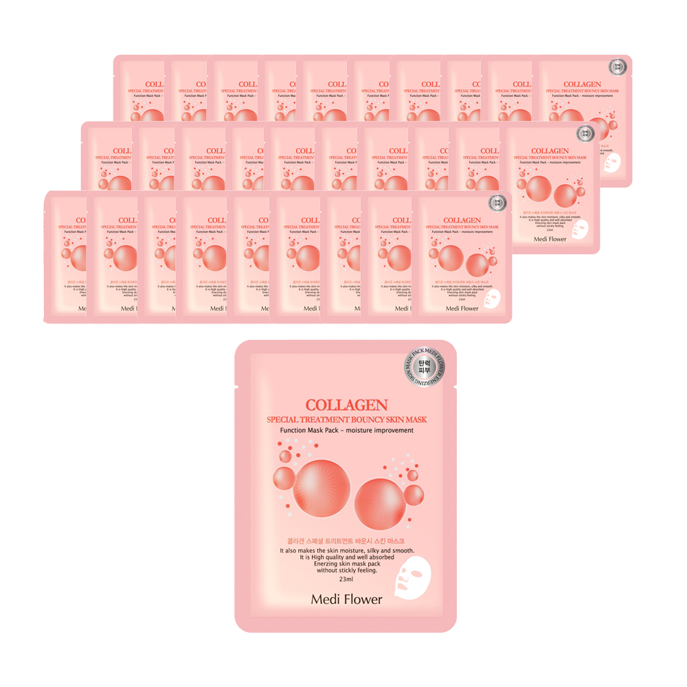 메디플라워 콜라겐 바운시 마스크, 1개입, 30개 8,250원