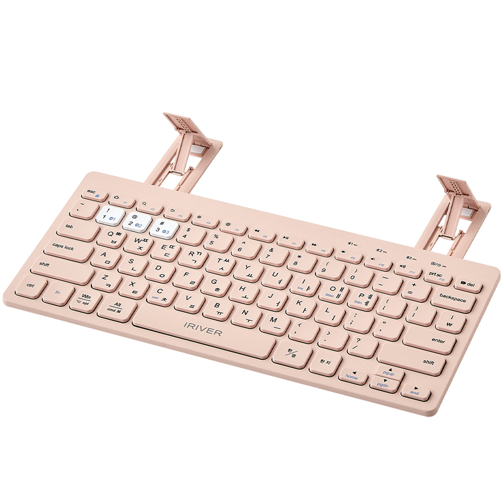 아이리버 모바일 거치형 3채널 블루투스 무선 미니 텐키리스 키보드, 핑크, PROP 38,960원