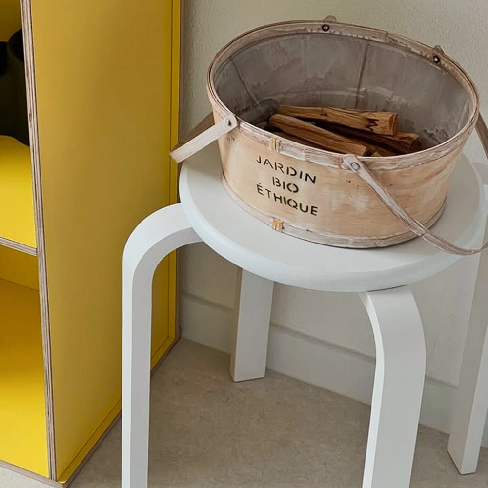 오그레 쿠앤크 라운드 스툴, 1개, 화이트 40,000원