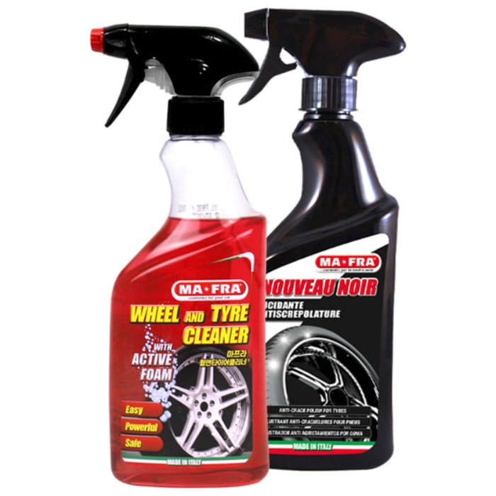 마프라 휠 관리 세트 휠앤타이어 클리너 + 노이르 타이어 광택제, 500ml, 1개 24,000원