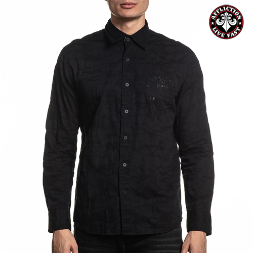 기사미 어플릭션 간지남자 셔츠 타투무늬  바이크셔츠 MMA 110WV782  Black 94,500원