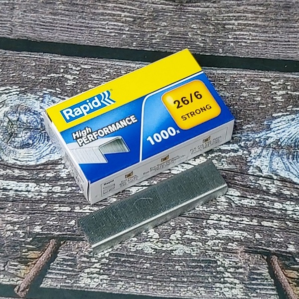 래피드 33호 스테플러 사용 더 강한 Strong 침/심 26/6호 1000pcs 1통 A762-3 1,500원