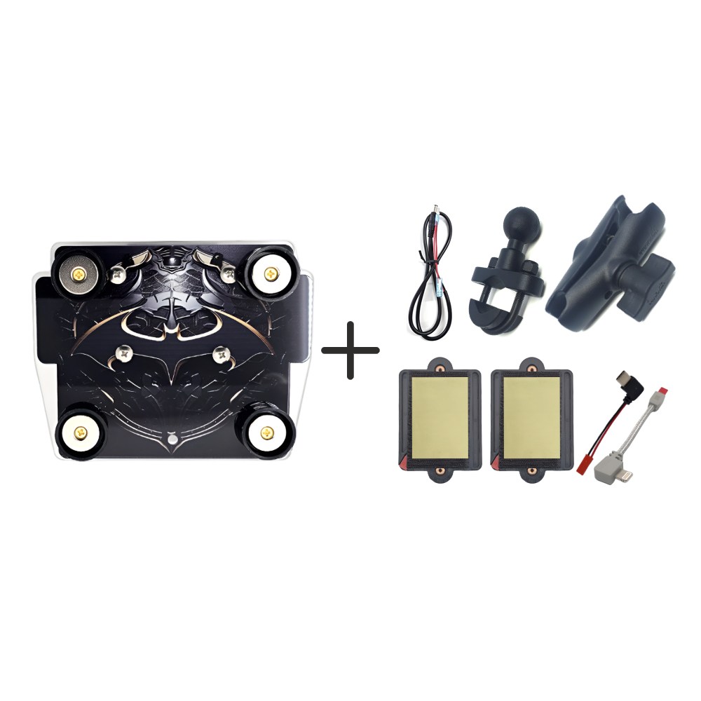 프로라이더스 스피드샵 배달대행 오토바이 자석 충전거치대 2구오픈 배트맨 LED화이트 세트 90,000원