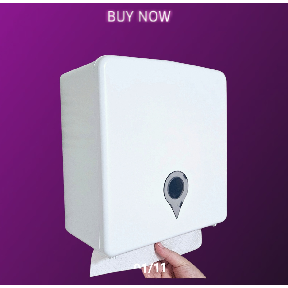 무타공설치 핸드타올 케이스 자석문 자동개폐 페이퍼타올.키친타올 디스펜서 대용량 300장용, 2개, 화이트 22,580원