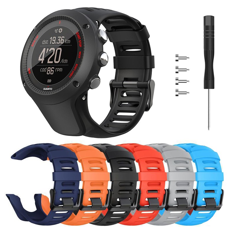 순토 앰빗 1/2/3 호환 런 피크 스포츠 실리콘 엠빗 스트랩 밴드 15,800원