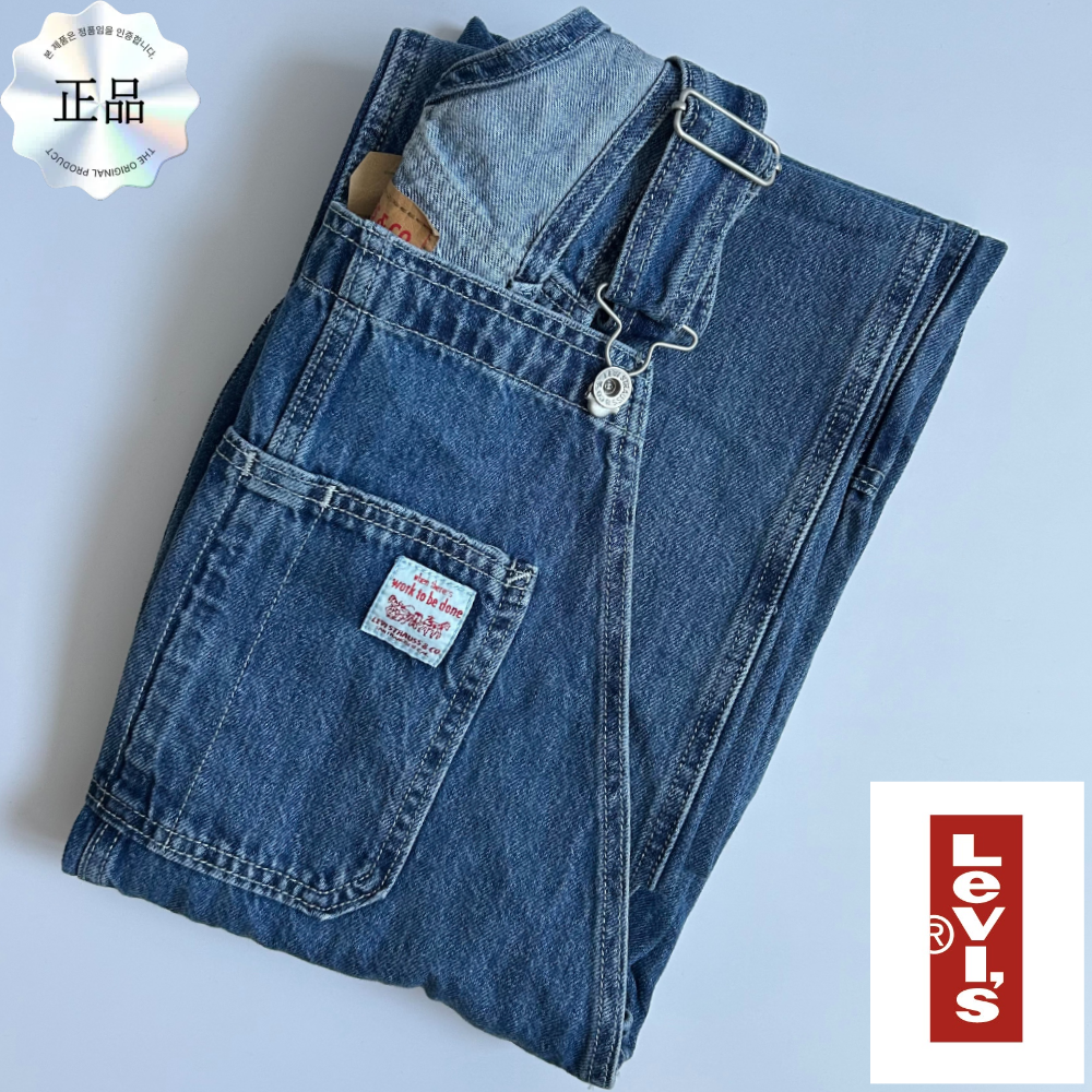 [국내매장정품] 리바이스 RADTAB 오버롤 멜빵바지 청바지 QQMBJT 당일발송 160,000원