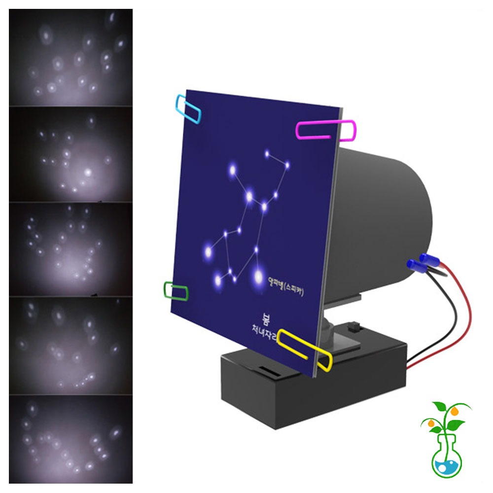 과학실험키트-고휘도 LED 사계절과 북극성 별자리 투영기 만들기-1인용 4,500원
