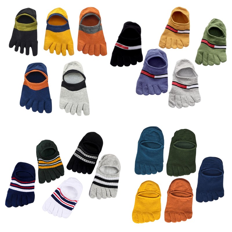 남성발가락양말 쫀쫀한 캐릭터 면 발가락덧신 5켤레세트 13,900원