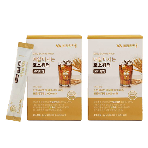 비타민마을 매일 마시는 효소워터 보리차맛 30p, 90g, 2개 29,900원