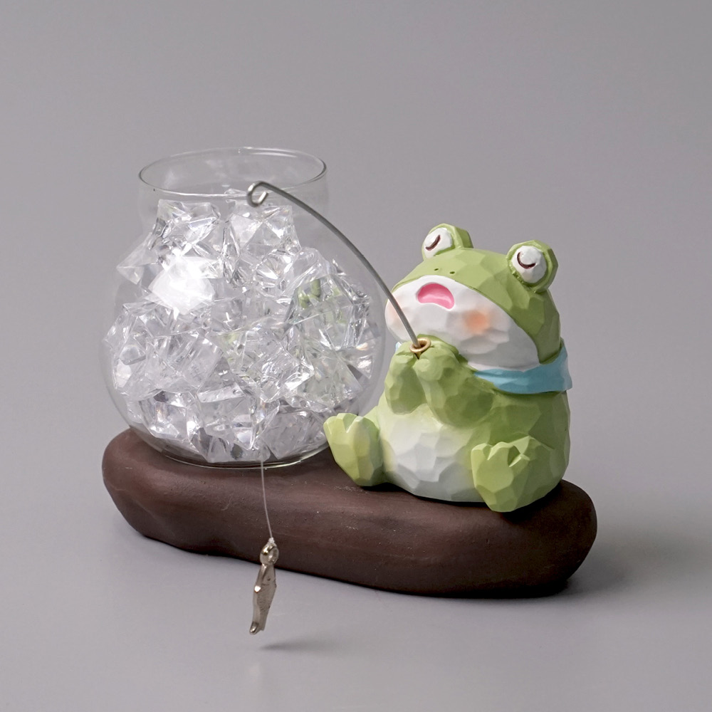 morningscent 낚시하는 동물 피규어 수경재배키트 + 수경화분대 + 양면테잎 + 얼음장식 세트 12,790원