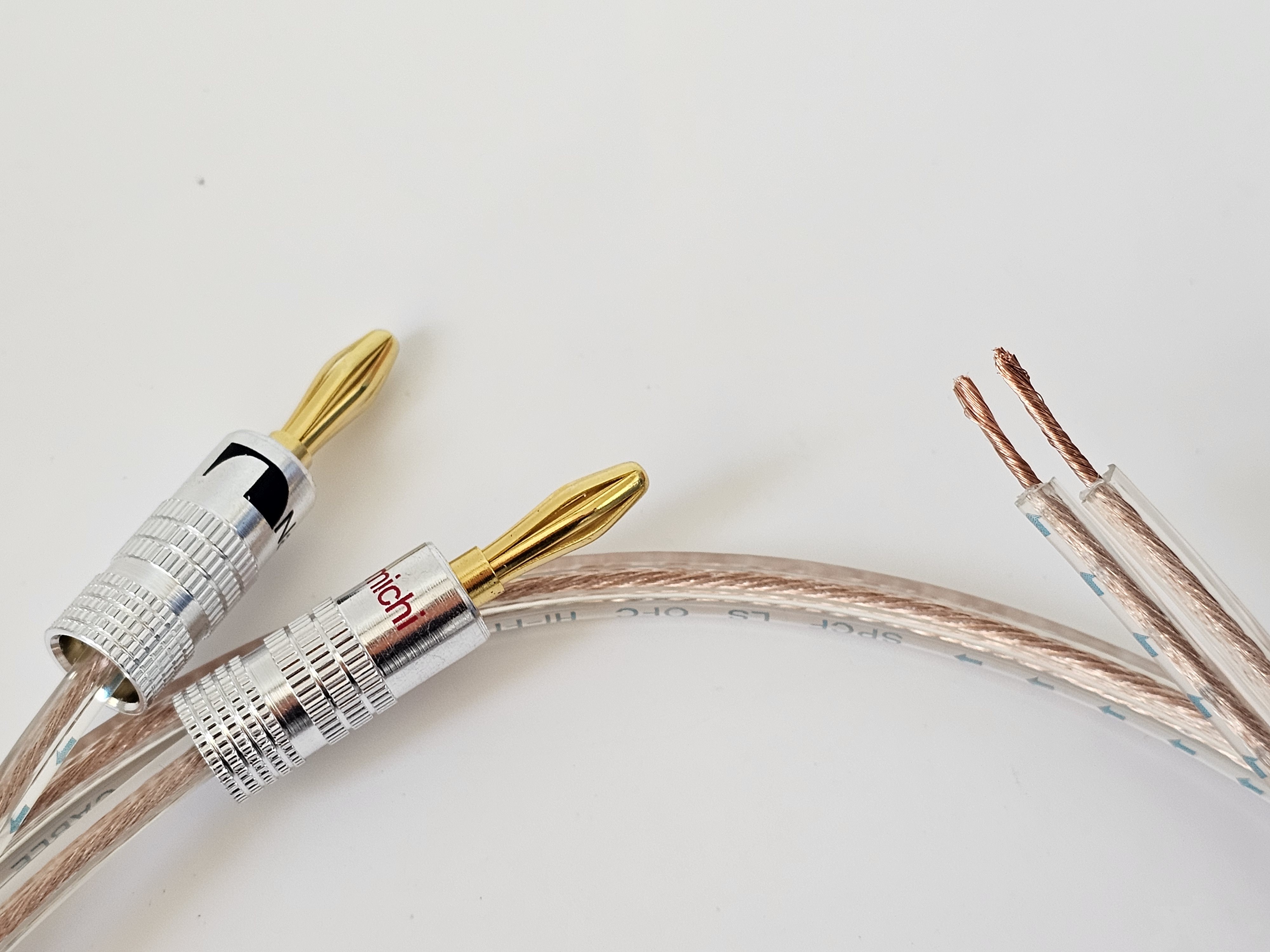 LS전선 OFC무산소동 2sq 하이앤드 스피커케이블 바나나플러그-오픈 제작 (1m) 24,000원