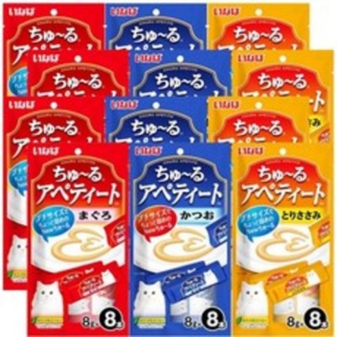 이나바 챠오츄르 아페티토, 참치, 6개, 64g 13,200원