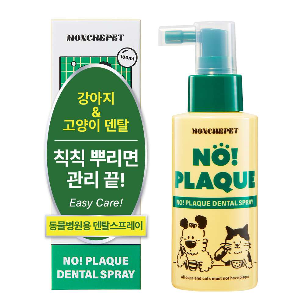 몽셰펫 반려동물 덴탈 스프레이 뿌리는 치약 구취/치석제거, 1개, 100ml, 현재가 15,400원