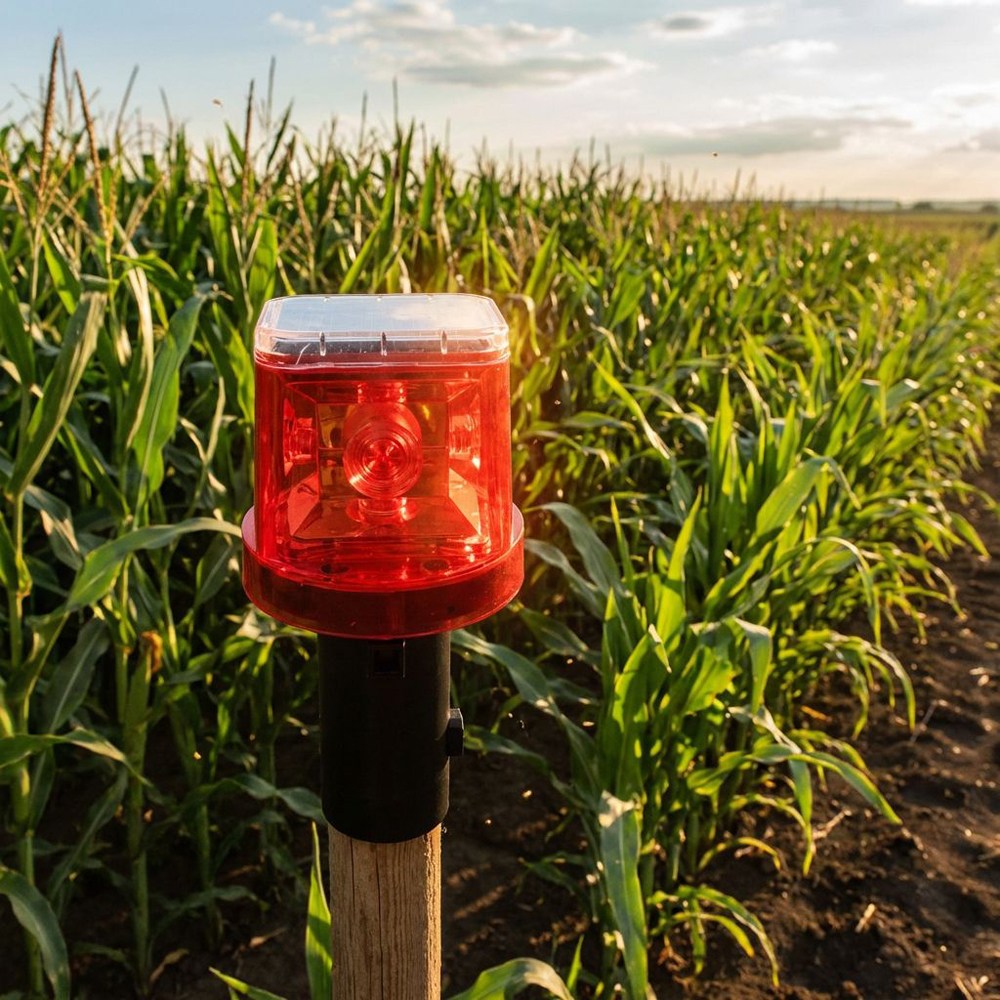 태양광 야생동물퇴치경광등 SWL-04R LED경광등 비상등 위험경고등 안전등 위험신호표시 도로건설현장 19,900원