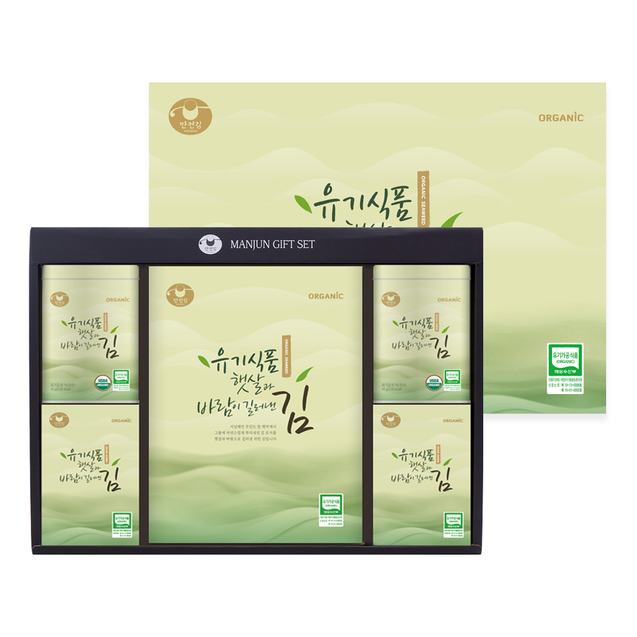 만전김 유기식품 햇살과 바람이 길러낸김 1호 선물세트 306g, 1세트 69,900원