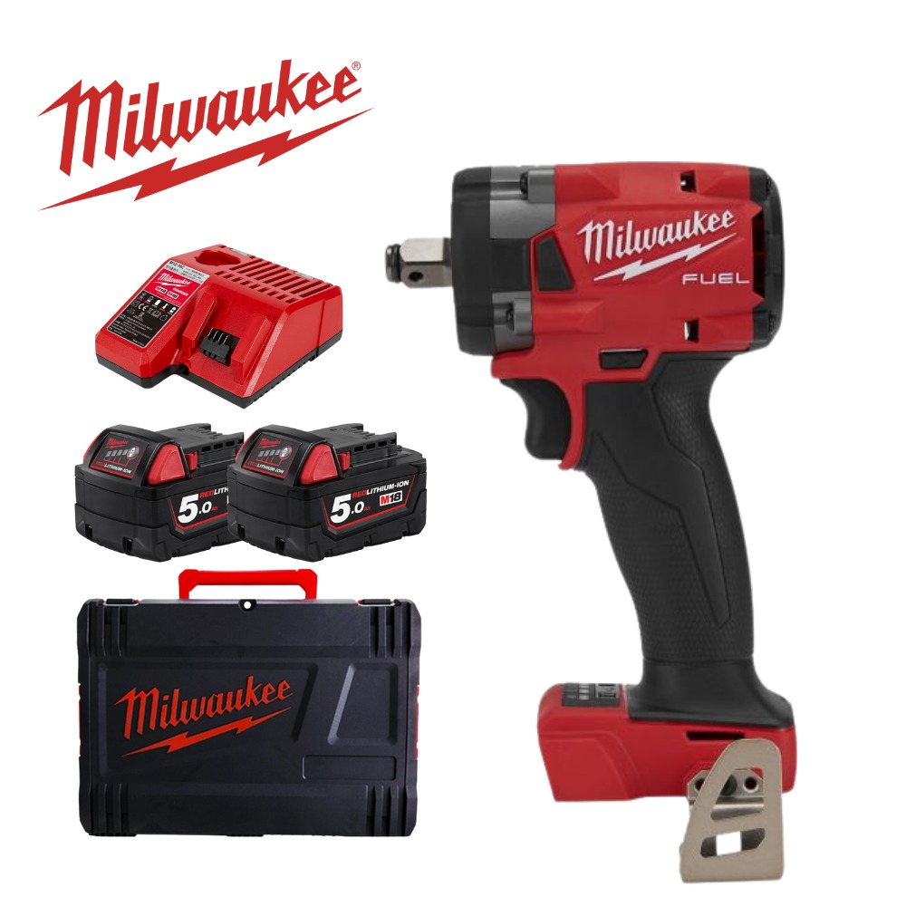 밀워키 M18 FIW212-502X 스터비 젠3 2021년 신제품 정발 임팩트 렌치II 1/2인치 풀세트 18V 배터리 2개 충전 임팩렌치 432,000원