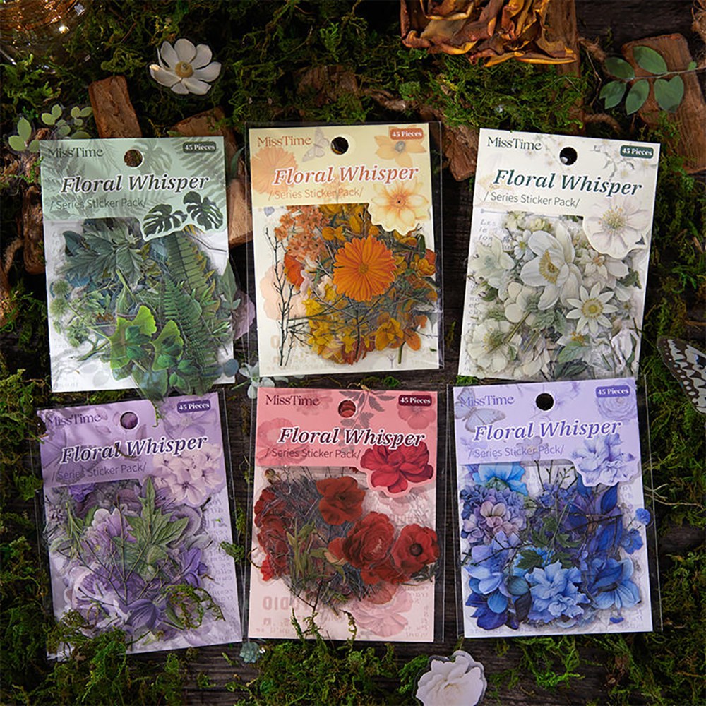6종 270매 압화 꽃 플라워 꽃잎 나비 스티커 책갈피 만들기 다꾸 폰꾸 다이어리 꾸미기스티커, 270매 13,120원