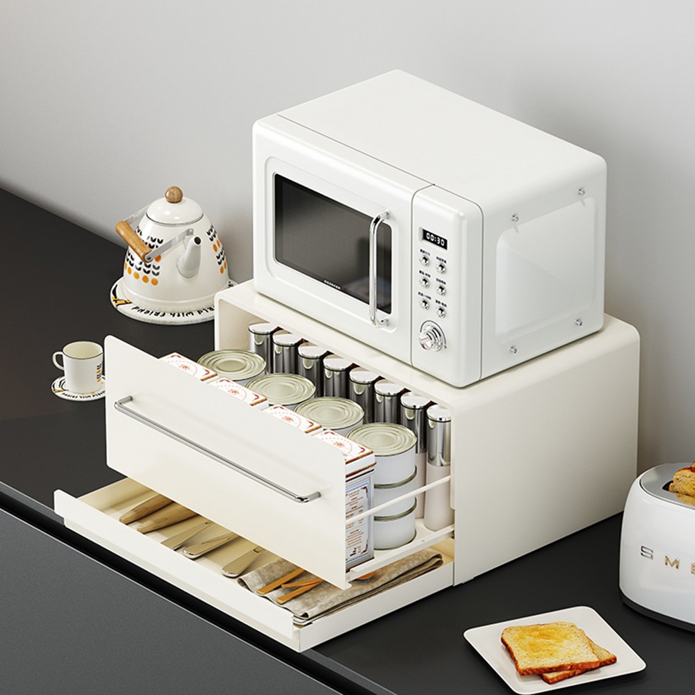 HK.sell 정리톡 슬라이딩 철제수납함 서랍형수납함 주방수납함 선반 정리, 1개 66,800원