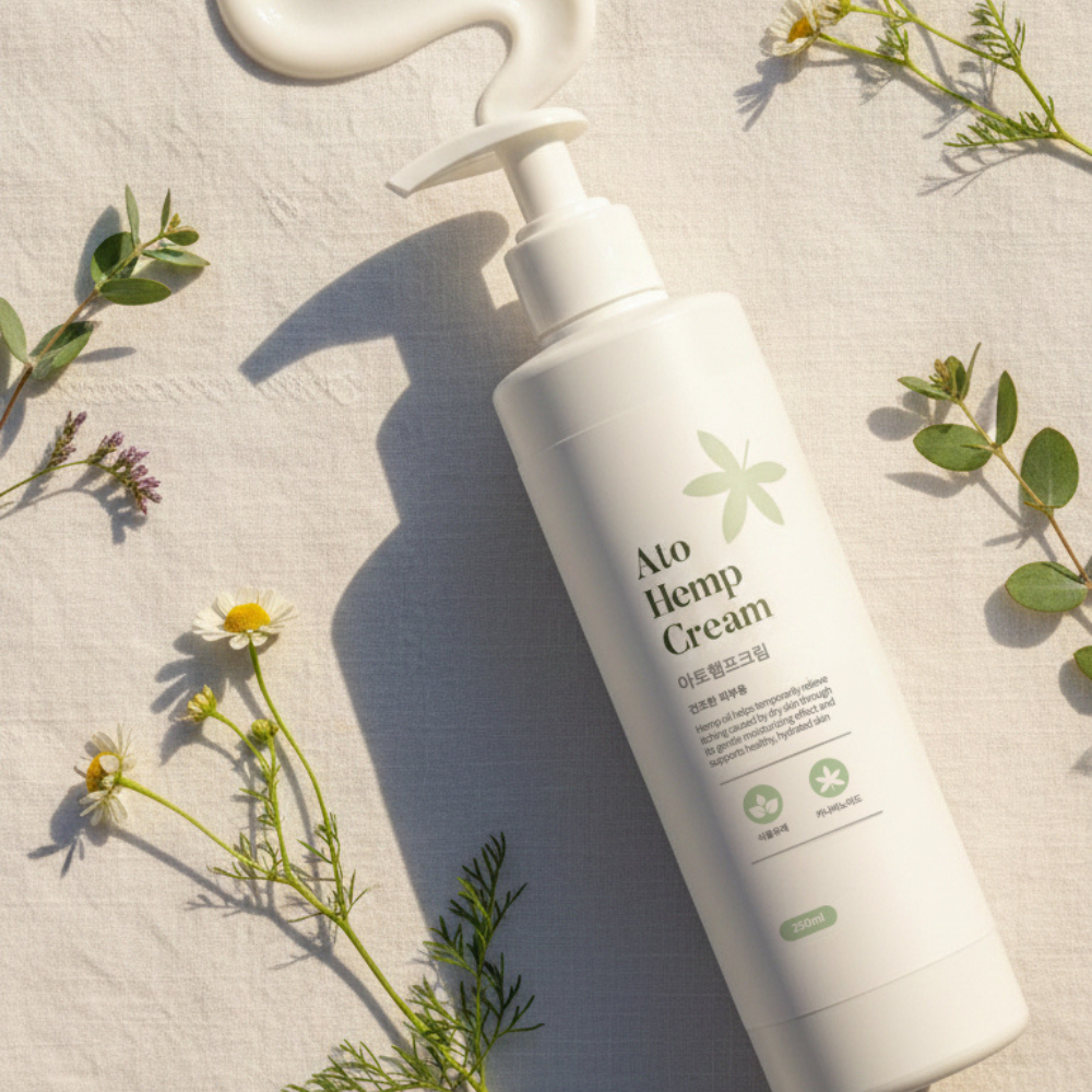 아토햄프크림 유아 신생아 임산부 진정 태열 고보습 카나비노이드 로션 250ml, 1개, 1개, 250ml 48,000원