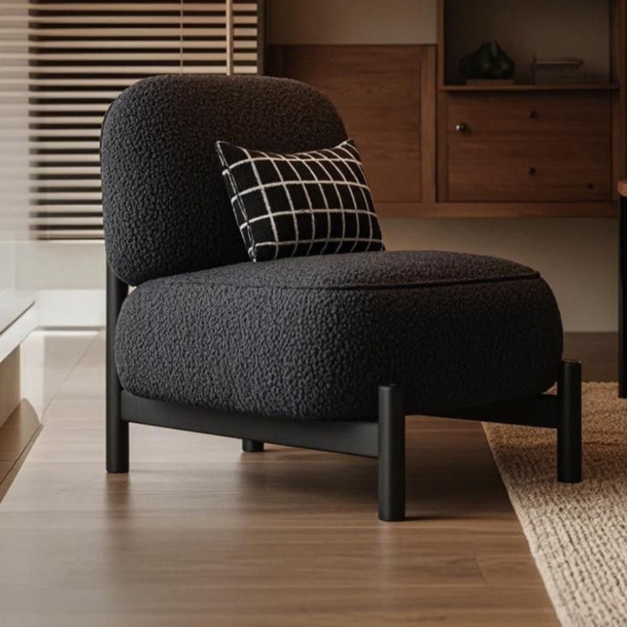 하루꿈 1인용 램스울 소파 푹신한 의자 거실 감성 빈티지 쇼파 의자 원룸 거실 카페 소파 100,800원