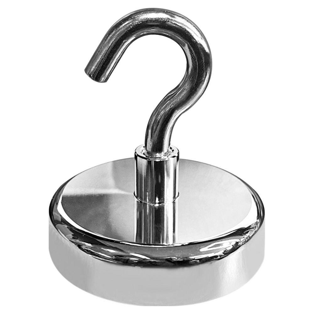 월드크린 네오디뮴 자석 걸이 후크형 60mm, 실버, 1개 15,900원