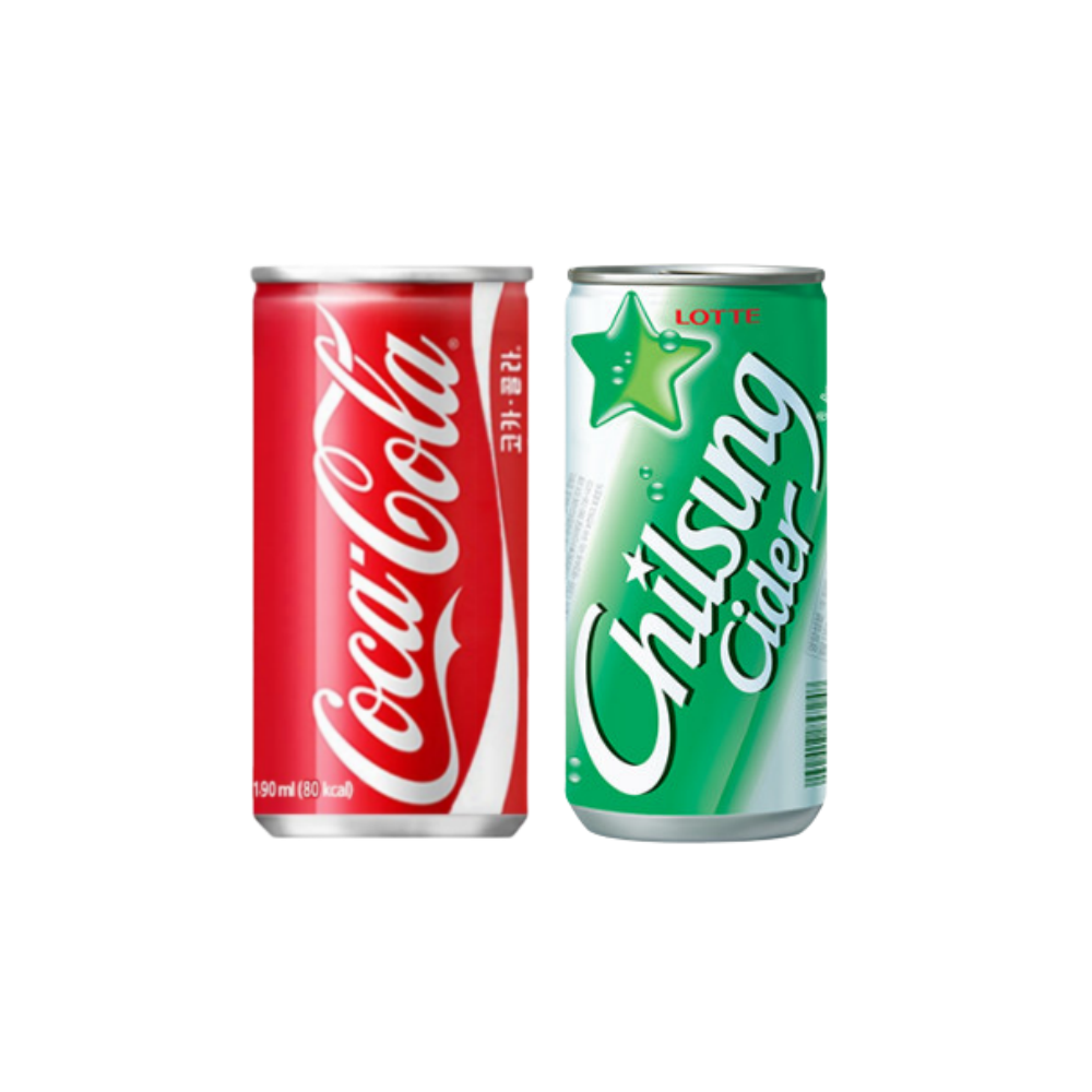 [코카]콜라190mlx((10캔)+칠성사이다190mlx(10캔)(총20캔) 13,000원