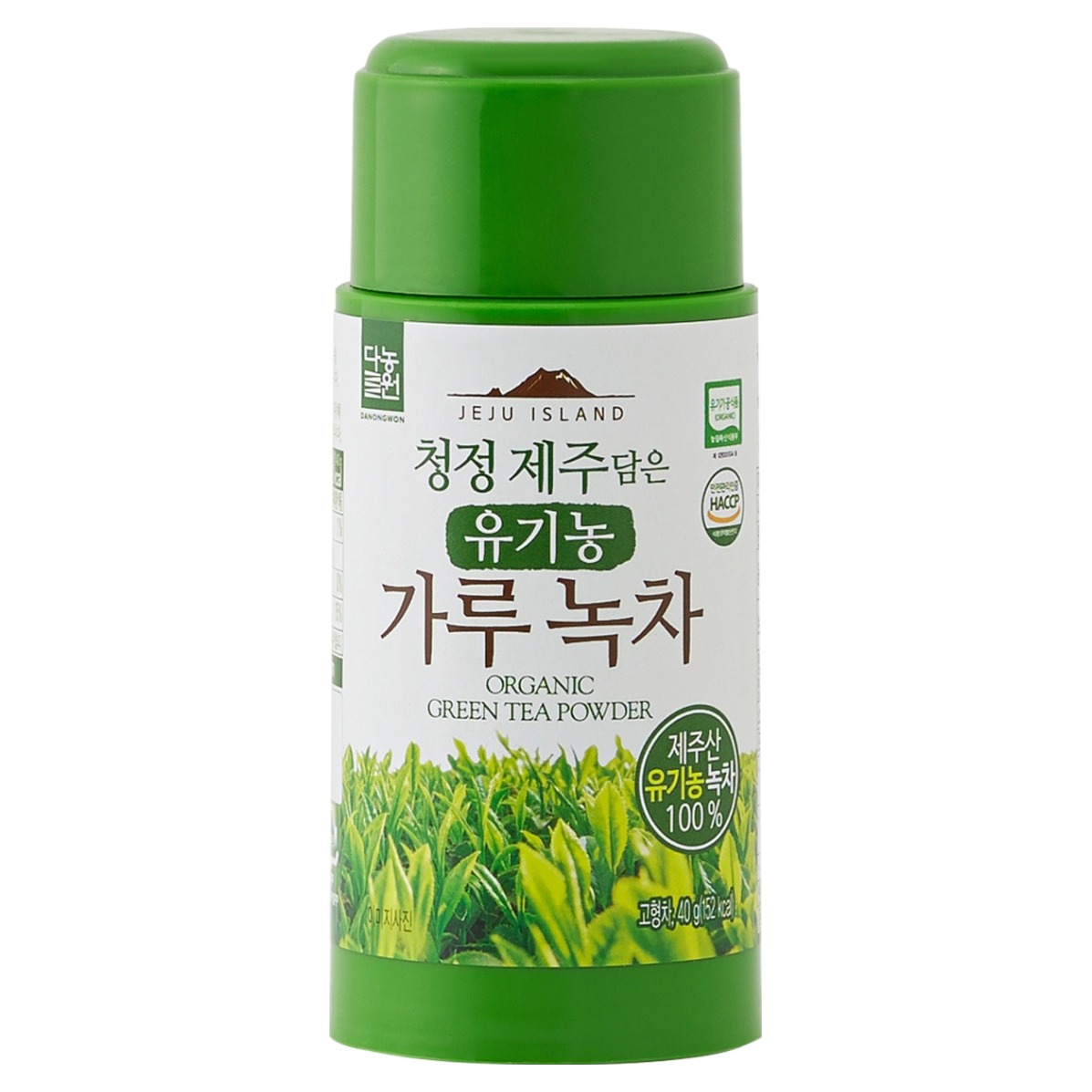 다농원 청정 제주 담은 유기농 가루녹차 5,500원