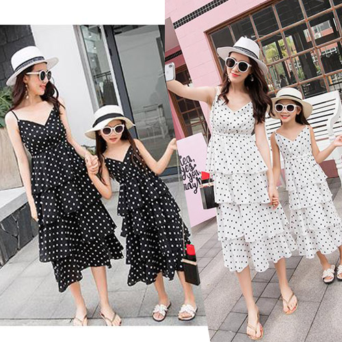 아이린키즈 맘커플룩 땡땡이여름원피스 여아원피스 16,700원