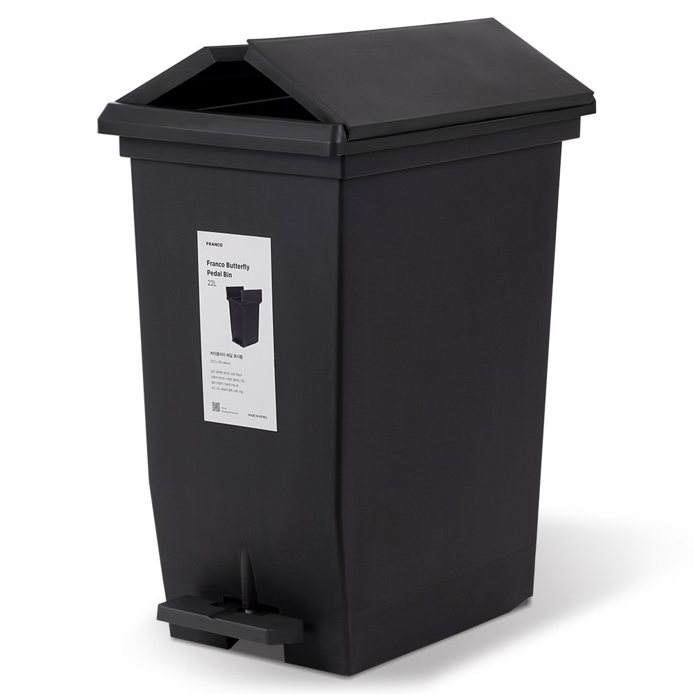 프랑코홈 버터플라이 페달 휴지통 22L 48,400원