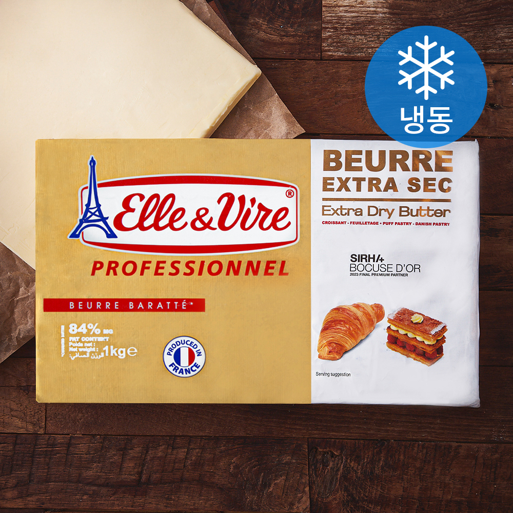 [로켓프레시] 엘르앤비르 엑스트라 드라이 버터 (냉동) 26,400원