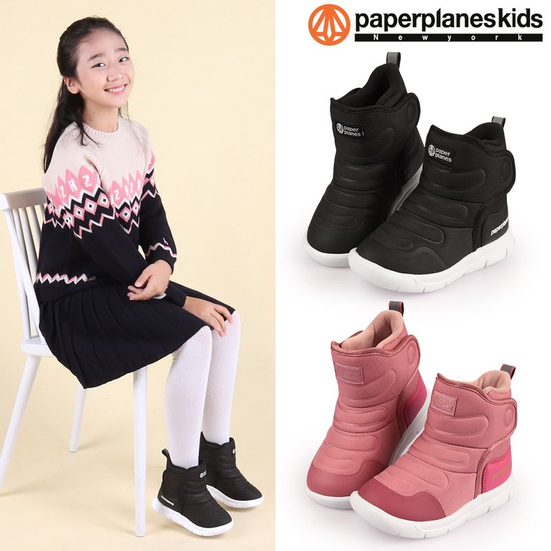 페이퍼플레인키즈 아동 패딩 부츠 기모 키즈 겨울 방한 털 신발 초등 학생 주니어 유아 슈즈 어린이 남아 여아 37,920원