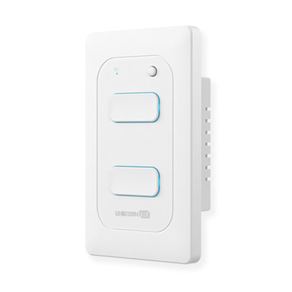 유니콘IoT 2구 스마트 벽스위치 무선원격제어 자동불끄기 WIFI방식 TS-SW2 28,400원