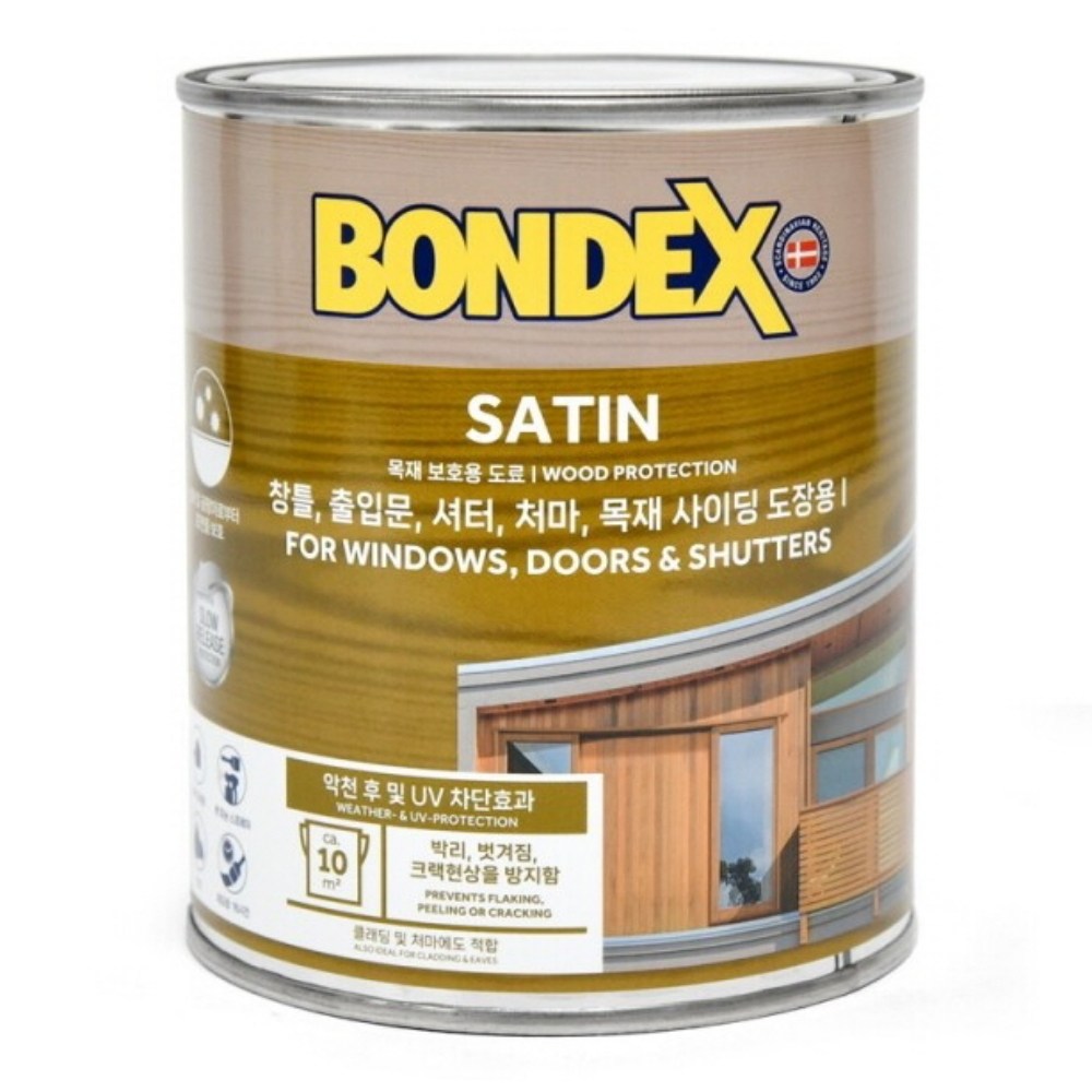본덱스 방부 방충용 도료 유광 SATIN 목재 자외선차단 목재보호제, 1개, 750ml, 731 도토리 (조색) 21,000원