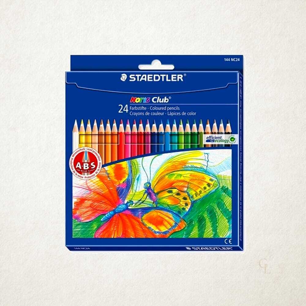 서락 스테들러 노리스 클럽 색연필 24색 144 NC24 종이케이스 - 세트 (1개입) 그림그리기 7,600원