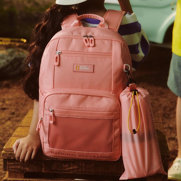 내셔널지오그래픽키즈 초등 학생 책가방 브랜드관 내셔널지오그래픽 키즈 K231KBG100 아이니소풍세트 PINK 신학기 백팩 67,700원