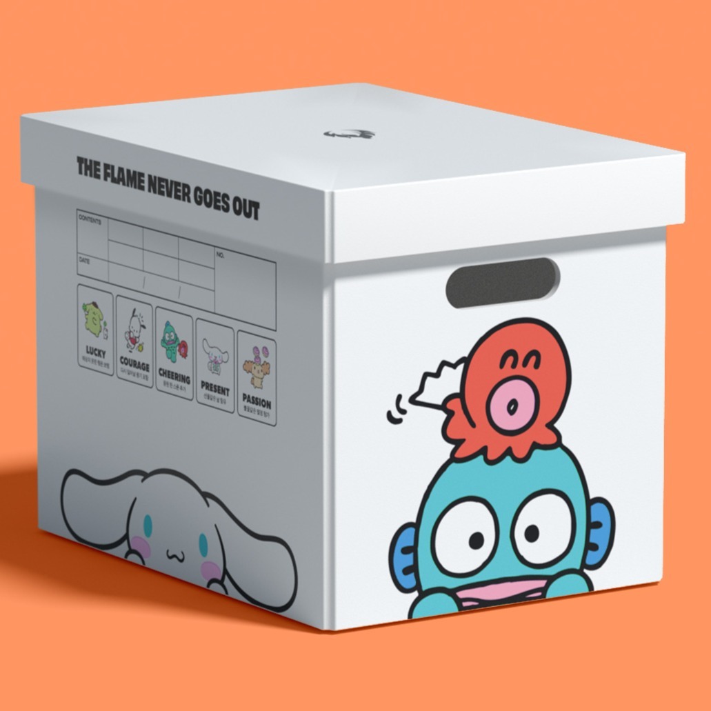 모트모트 산리오캐릭터즈 불꽃박스, 화이트, 1개 11,160원