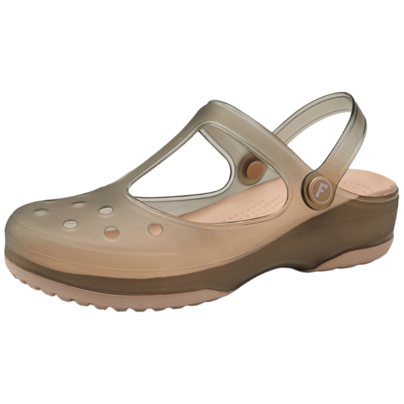 Z3JC 신발 편안한 투명 젤리 해변 비치 웨지 힐 샌들 슬리퍼 11,170원