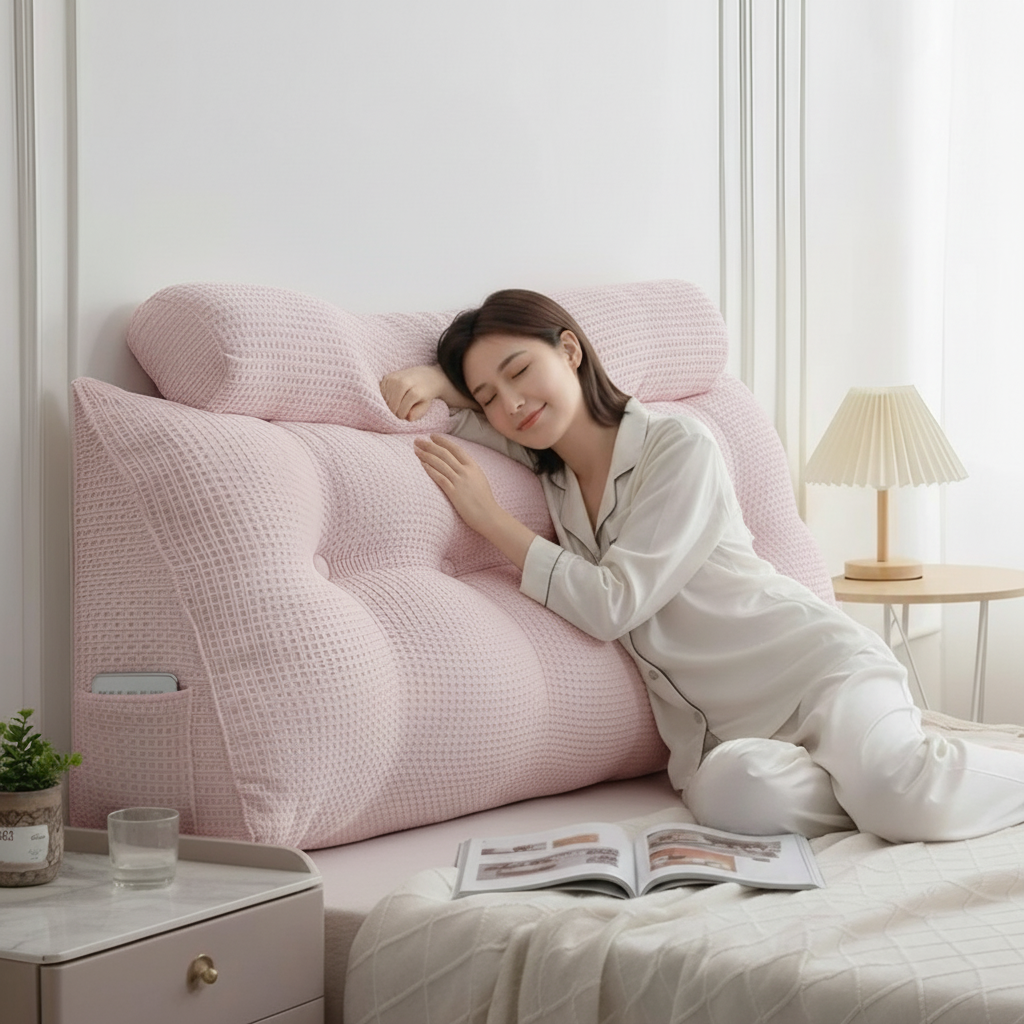 셀로나 부드러운 삼각 침대 헤드쿠션 등받이 벽쿠션 127,900원