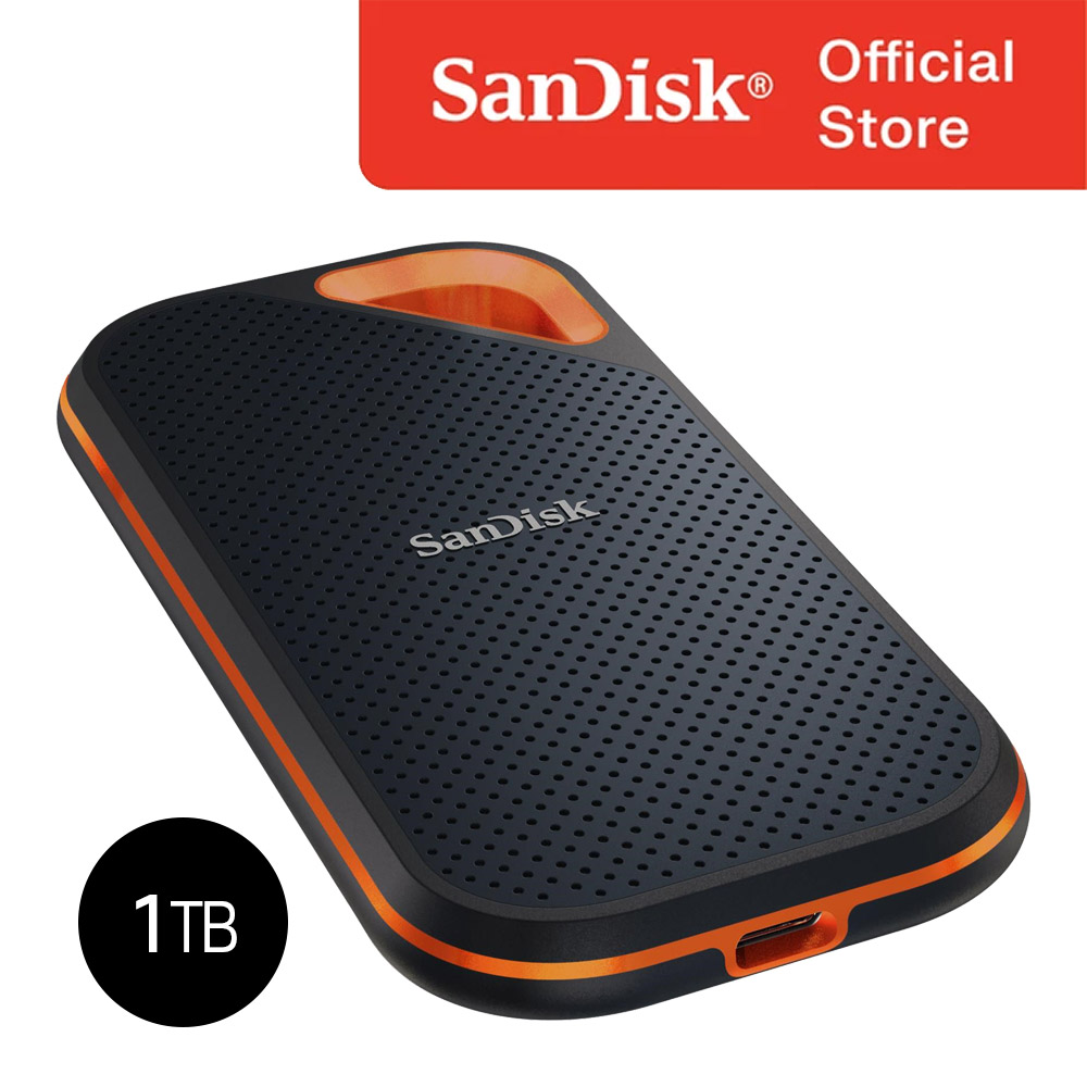 샌디스크코리아 공식인증정품   익스트림 프로 포터블 외장 SSD E81 1TB/2TB/4TB 365,000원