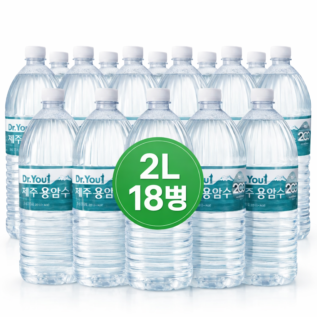 오리온제주용암수, 2L, 18개 13,600원