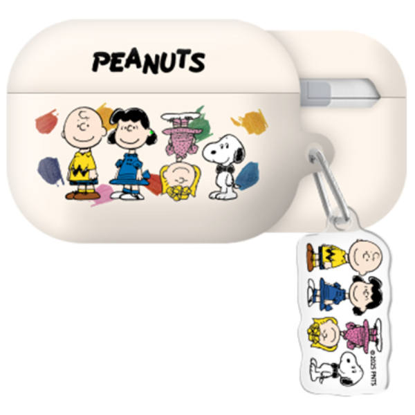 스누피 헬로프렌즈 에어팟프로3 하드 케이스 +아크릴키링 세트, 헬로프렌즈_프렌즈, AirPods Pro(3세대) 17,500원
