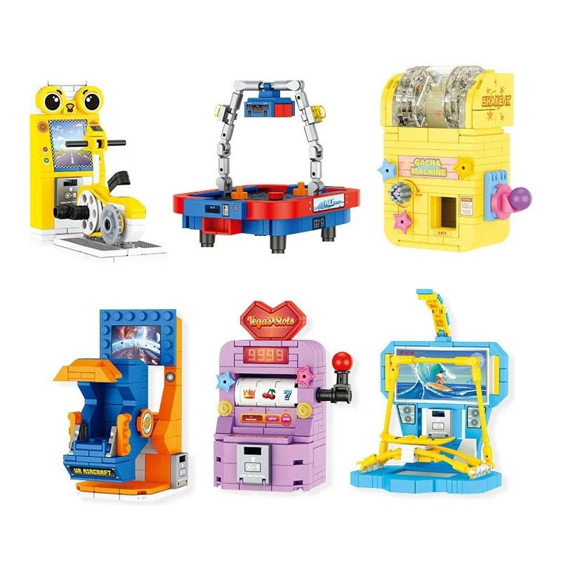 심아트 미니블럭 오락실 시리즈 6종 게임 블럭, 남여공용, 플라스틱, 1개 21,000원
