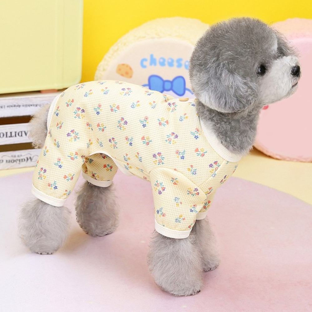 애구애구 강아지 옷 와플 플라워 올인원 8,500원