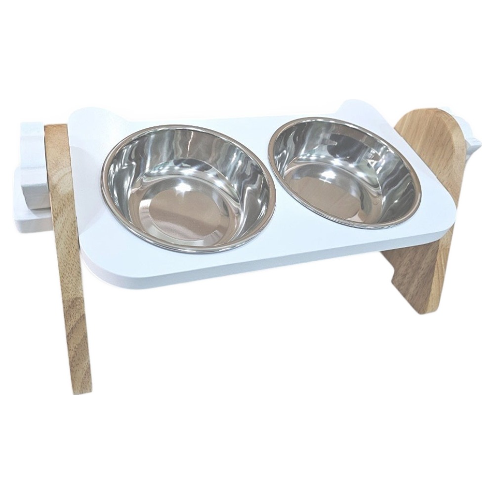 모나지오 반려동물 닥터캣츠 키높이조절 스테인레스 식기 2구 19,080원