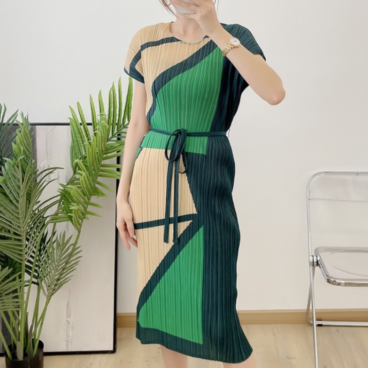 플라라 (88까지)컬러라인플리츠원피스+벨트SET_PK2MOP041C 109,900원