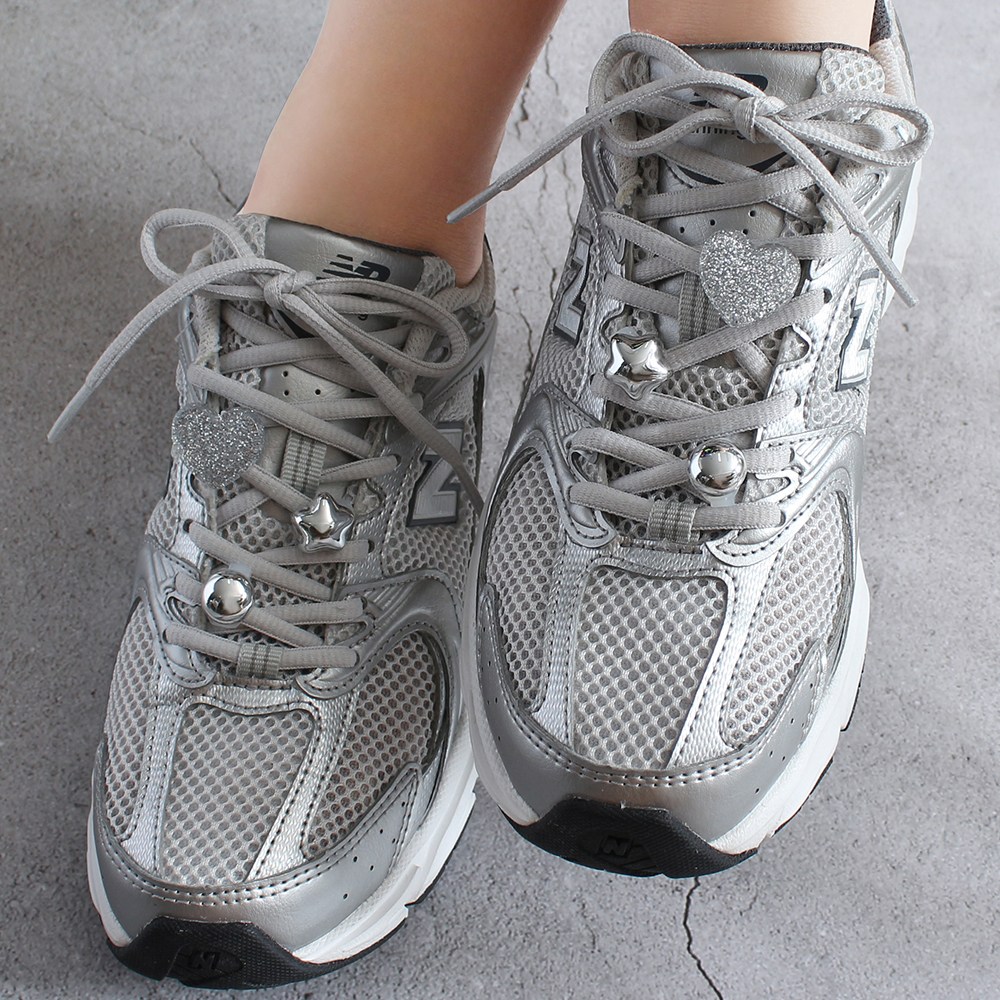 반짝하트 별 6p세트 슈즈참 신꾸 운동화 신발꾸미기 클립형 파츠 8,900원