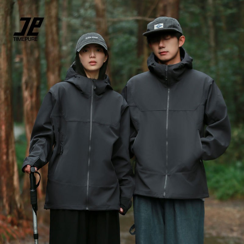 프리미엄 남녀공용 아웃도어 재킷 등산용 방수 방풍 방한복 오버핏 가을 겨울 발열 바람막이 35,800원