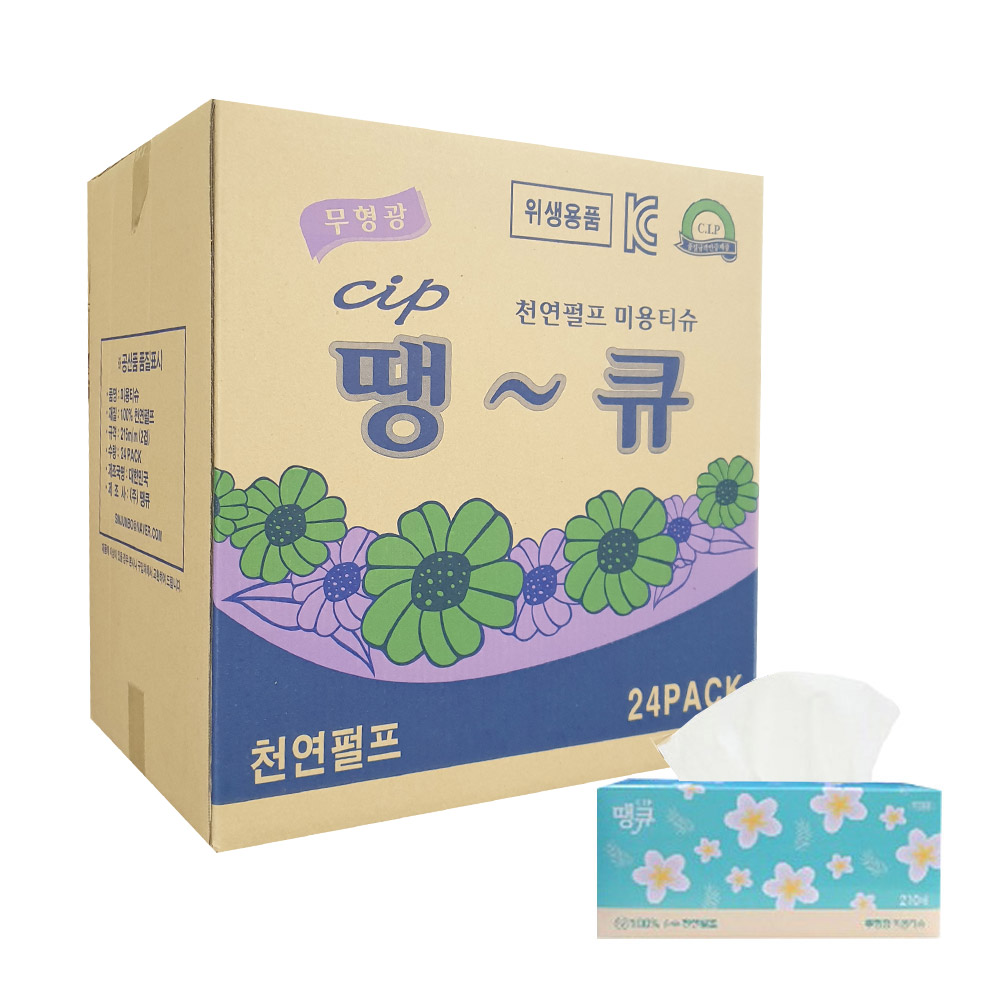 땡큐 미용티슈, 24개, 200매 27,490원