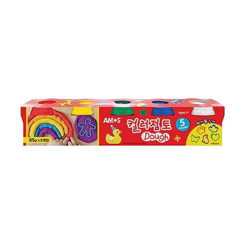 아모스 아이도우 NEW 컬러점토 칼라점토, NEW 컬러점토 5색 85g, 1개 3,500원